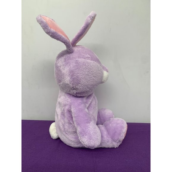 TY 2011 Springy Plushie Lavender Purple Bunny Plush Pink Feet 12” - Picture 3 of 9